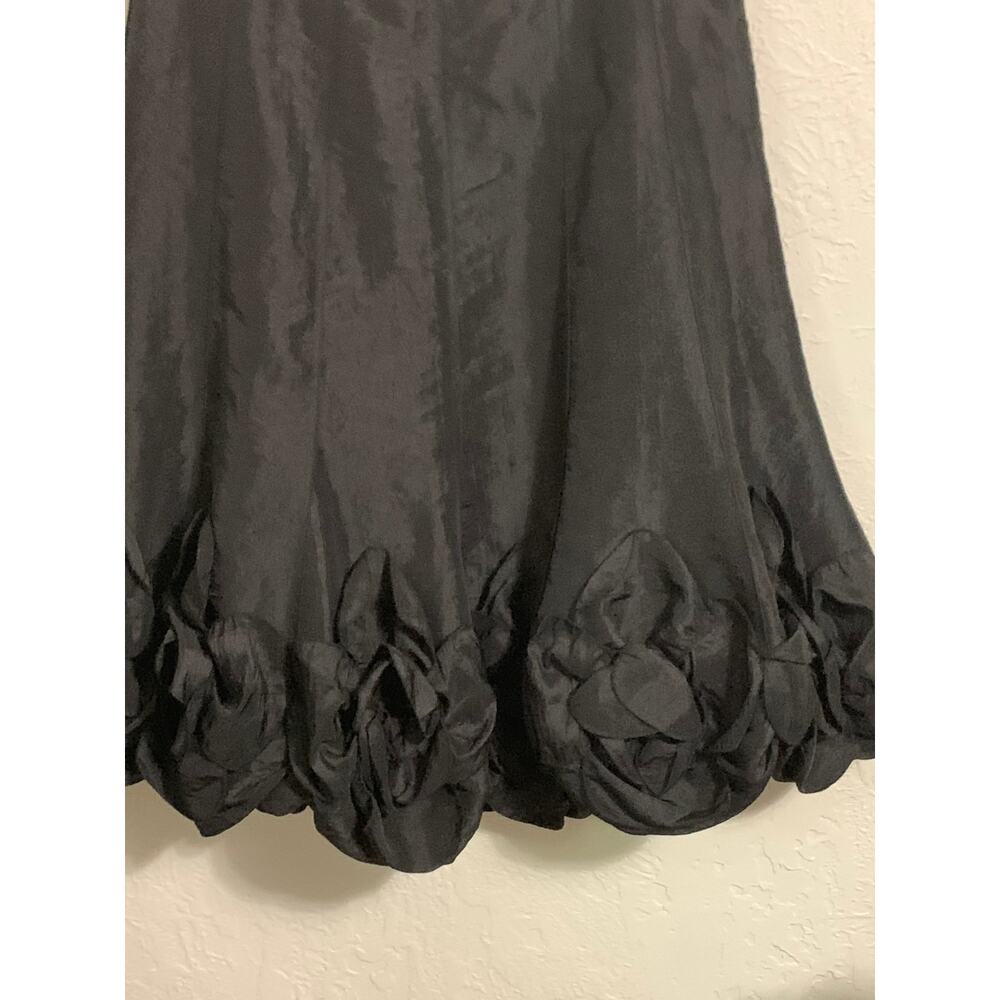 Km collection milla bell black floral skirt 8 - Picture 2 of 9